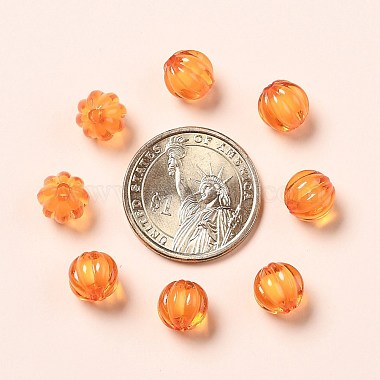 Thème d'automne perles acryliques transparentes(X-TACR-S089-10mm-11)-5