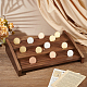 3-Tier 12-Slot Wooden Commemorative Coin Display Risers(ODIS-WH0017-101)-4