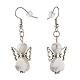 Fairy Natural & Synthetic Howlite Dangle Earring for Girl Women(EJEW-JE04655)-3