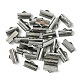 304 Stainless Steel Ribbon Crimp Ends(STAS-YW0001-78D)-1