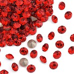 Preciosa&reg MAXIMA Crystal Round Stones, Czech Crystal, Dura Foiling, Round(431 11 615 Chaton), 90070 Light Siam, SS8/PP17(2.3~2.5mm)(Y-PRC-RBSS8-90070)