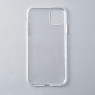 Transparent DIY Blank Silicone Smartphone Case, Fit for iPhone11(6.1 inch), For DIY Epoxy Resin Pouring Phone Case, White, 15.4x7.7x0.9cm(X-MOBA-F007-08)