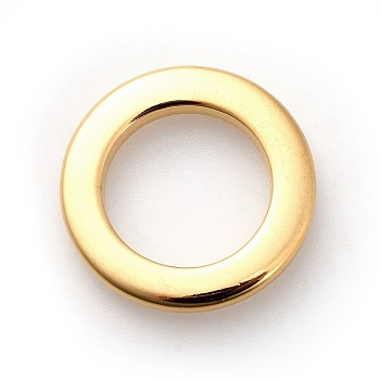 304 Stainless Steel Linking Rings, Ring, Golden, 18x2mm, Hole: 11mm