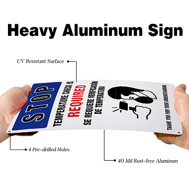 Уф-защищенный и водонепроницаемый алюминиевый предупреждающие знаки(AJEW-GL0001-05C-09)-4