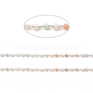 ABS Imitation Pearl Beaded Chains(CHS-B003-03)-2
