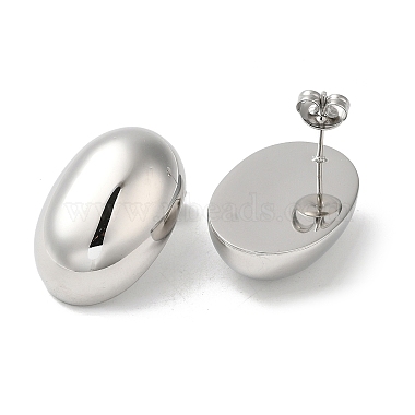 Non-Tarnish 304 Stainless Steel Stud Earrings(EJEW-Z026-04P)-2