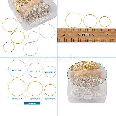 Brass Linking Rings(KK-YS0001-03)-14