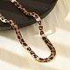 Leopard Print Alloy Snake Chain Necklaces for Women(NJEW-K281-01)-2