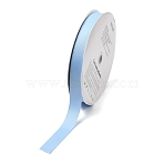 High Dense Polyester Grosgrain Ribbons, Light Steel Blue, 1 inch(25.4mm), about 100yards/roll(OCOR-S112-H-53)