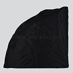 Polyester Tablecloths, for Dining Table Decoration, Round, Black, 3060x1mm(AJEW-WH20064-60A)