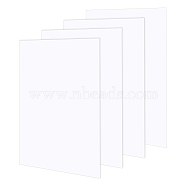 PVC Foam Boards, for Presentations, School, Office & Art Projects, Rectangle, White, 400x300x2mm(DIY-WH0349-23B)