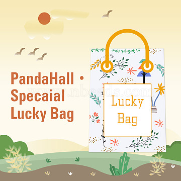 2021 Lucky Bag! Random 10 Styles Cellulose Acetate(Resin) Lucky Bag!, Mixed Color, 10~105mm, 10pcs/style, 10 styles/bag(DIY-LUCKYBAY-68)