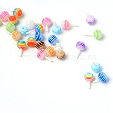 Mixed Color Candy Resin Beads