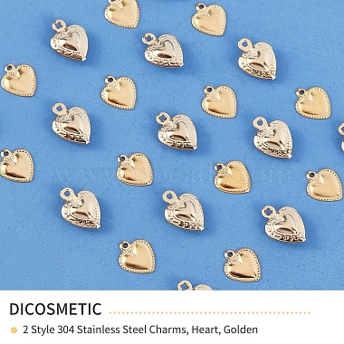 120Pcs 2 Style 304 Stainless Steel Charms(STAS-DC0002-43)-4