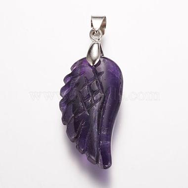 Pendentifs en améthyste naturelle(G-E339-02E)-6