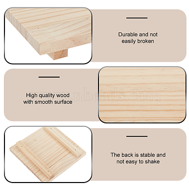 Placa base del cortador de arcilla de madera(TOOL-WH0155-57A)-4