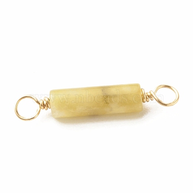 Natural Topaz Jade Connector Charms(PALLOY-JF01454-02)-5