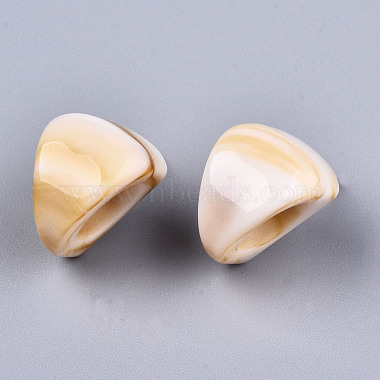 Boucles d'oreilles en résine opaque(X-EJEW-T012-07-A01)-2