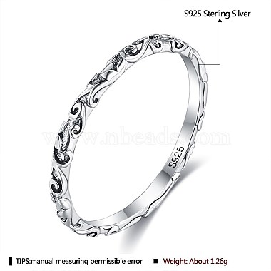 925 Sterling Silver Finger Rings(RJEW-BB48501-7)-2