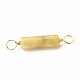Natural Topaz Jade Connector Charms(PALLOY-JF01454-02)-5