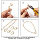 Brass Micro Pave Clear Cubic Zirconia Screw Carabiner Lock Charms(ZIRC-T010-10)-5