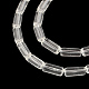 Chapelets de perles en verre transparent(X-GLAA-R162-15x6-09)-1