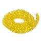 Spray Painted Crackle Glass Beads Strands(CCG-Q001-8mm-10)-2