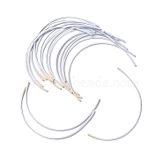 (Defective Closeout Sale: Paint Removed & Scratch) Steel Bra Underwire, Sturdy Metal Bra Wire for Bra Shaping, White, 70x120mm(FIND-XCP0002-31)