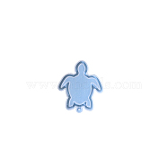 DIY Food Grade Silhouette Silicone Pendant Molds, Sea Animal Quicksand Molds, Shaker Molds, Resin Casting Molds, Sea Turtle Pattern, 88x74x2mm(SIMO-PW0014-27B)