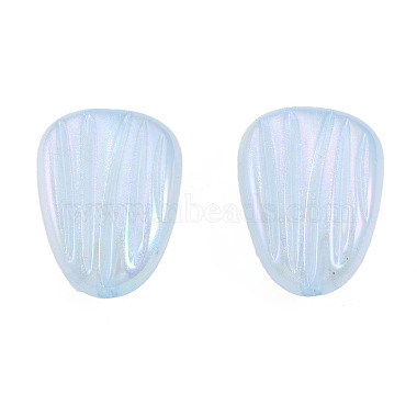 Rainbow Iridescent Plating Acrylic Beads(OACR-N010-079)-3
