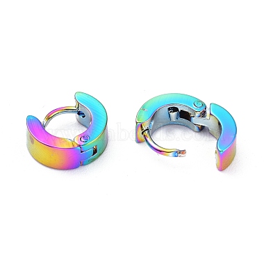 304 Stainless Steel Huggie Hoop Earrings(EJEW-M284-30M-C)-4