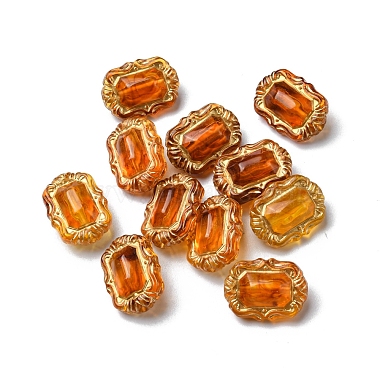 Imitation Amber Transparent Acrylic Beads(X-MACR-D071-02H)-2