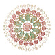 napperon en dentelle de polyester(AJEW-TADJ0001-21E)-1