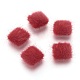 Faux Mink Fur Covered Cabochons(WOVE-F021-04S-07)-1