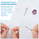 200Pcs 2 Color 304 Stainless Steel Stud Earring Findings(STAS-UN0055-93)-5