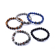 Bracelets de perles extensibles en pierres précieuses naturelles(BJEW-JB05175)-1