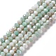 hebras de perlas de vidrio electrochapadas facetadas(X-GLAA-C023-02B)-1