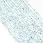 Natural Blue Topaz Beads Strands, Faceted, Round, 2~2.5mm, Hole: 0.5mm, about 152~165pcs/strand, 15 inch(380mm)(G-G914-2mm-12)