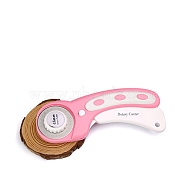 Handheld Portable Rotary Roller Cutter, Sewing Craft Cutting Tool, for Crafting, Sewing, Quilting, Patchworking, Pink, 16.5x6.25cm(WG59338-02)