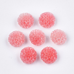 Synthetic Coral Beads, Dyed, Lotus Flower, Light Coral, 15x16x9.5mm, Hole: 1.4mm(X-CORA-S027-37C-05)