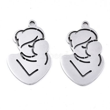 Stainless Steel Color Human 201 Stainless Steel Pendants