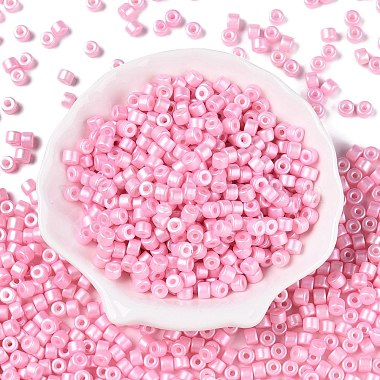 Baking Paint Pearlized Glass Seed Beads(SEED-T008-03H)-2