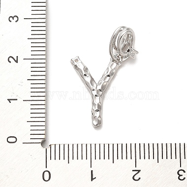 placage en rack laiton micro pavé de zircone cubique breloques pendantes européennes(KK-L210-015P-Y)-3
