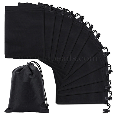Black None Polyester Bags