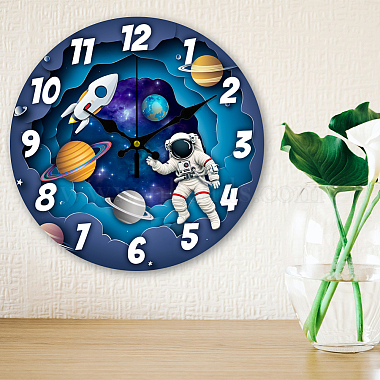 MDF Printed Wall Clock(HJEW-WH0058-011)-5