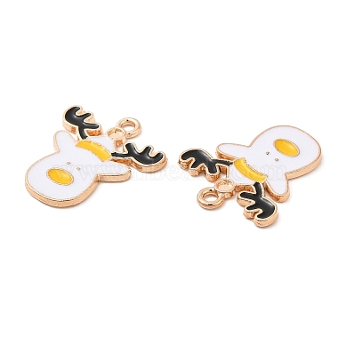 Christmas Light Gold Tone Alloy Enamel Pendants(ENAM-M059-03KCG-02)-2