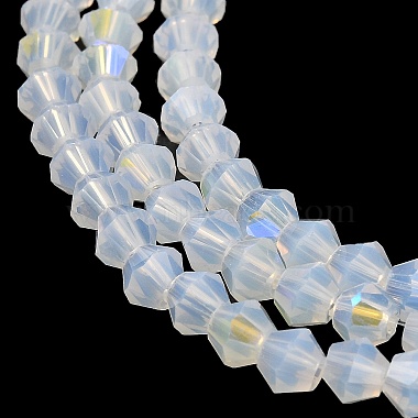 Imitation Jade Electroplate Glass Beads Strands(GLAA-F029-J4mm-D05)-3
