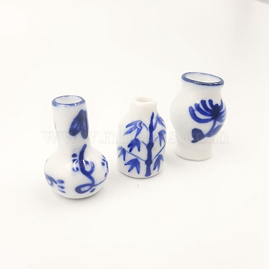 Blue and White Porcelain Vase Miniature Ornaments(BOTT-PW0001-151)-4