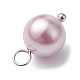 Shell Pearl Dyed Round Charms(PALLOY-JF02245-02)-4
