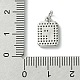 Rack Plating Brass Micro Pave Clear Cubic Zirconia Charms(KK-G501-01F-P)-3